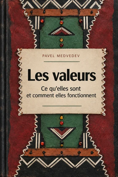Couverture du livre Les valeurs : ce qu’elles sont et comment elles fonctionnent, de Pavel Medvedev